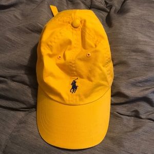 yellow polo hat